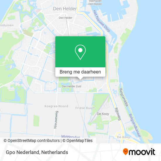 Gpo Nederland kaart