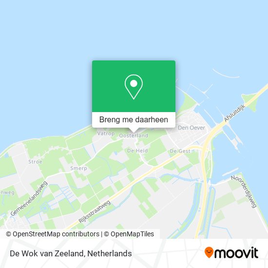 De Wok van Zeeland kaart