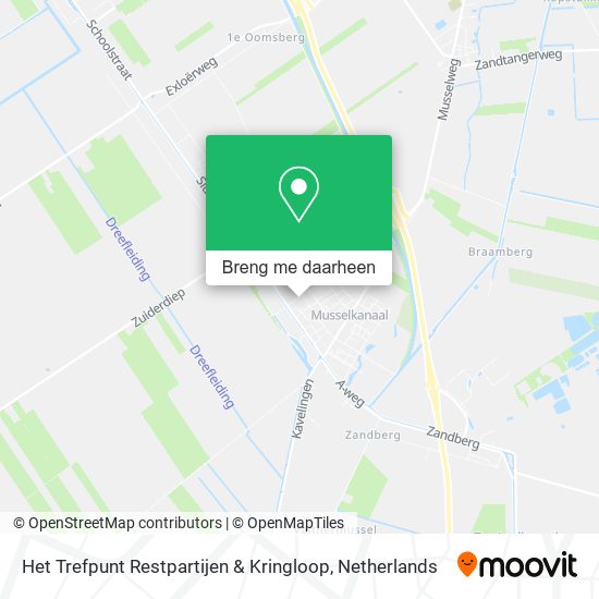 Het Trefpunt Restpartijen & Kringloop kaart