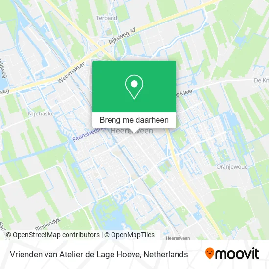 Vrienden van Atelier de Lage Hoeve kaart