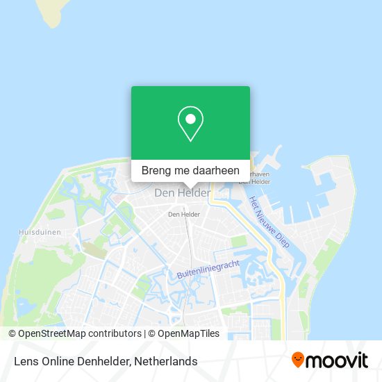 Lens Online Denhelder kaart