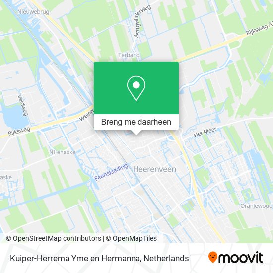 Kuiper-Herrema Yme en Hermanna kaart