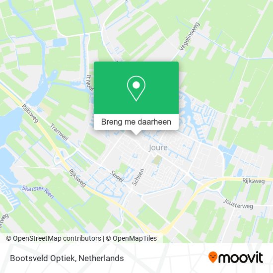 Bootsveld Optiek kaart