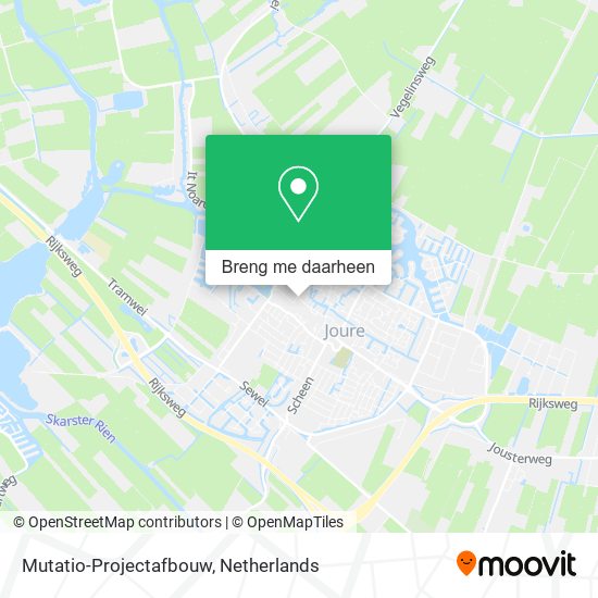 Mutatio-Projectafbouw kaart