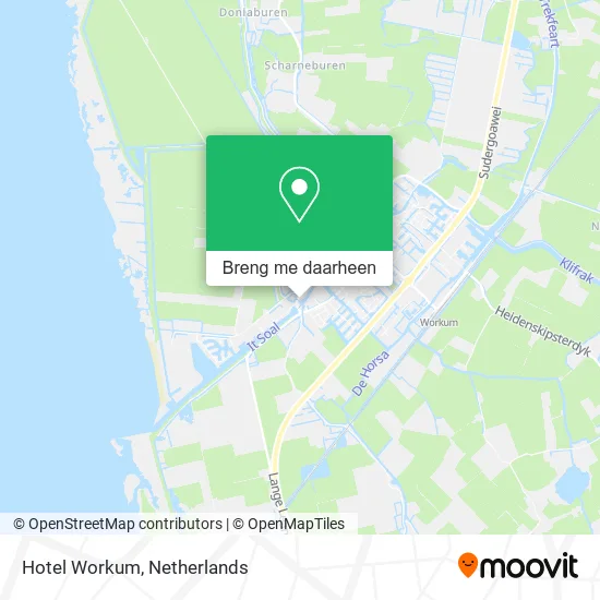Hotel Workum kaart
