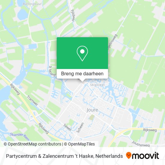 Partycentrum & Zalencentrum 't Haske kaart