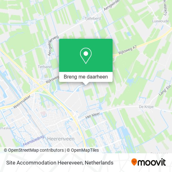 Site Accommodation Heereveen kaart