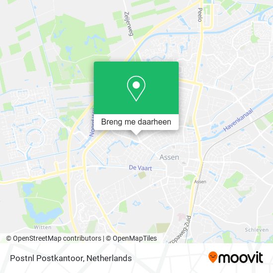 Postnl Postkantoor kaart