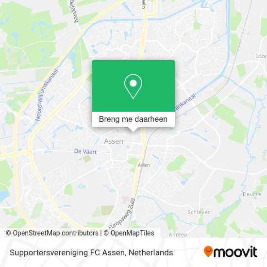 Supportersvereniging FC Assen kaart