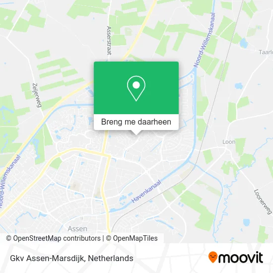 Gkv Assen-Marsdijk kaart