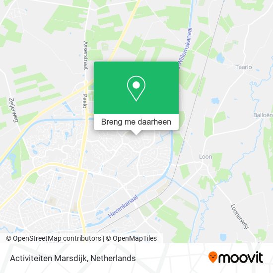 Activiteiten Marsdijk kaart