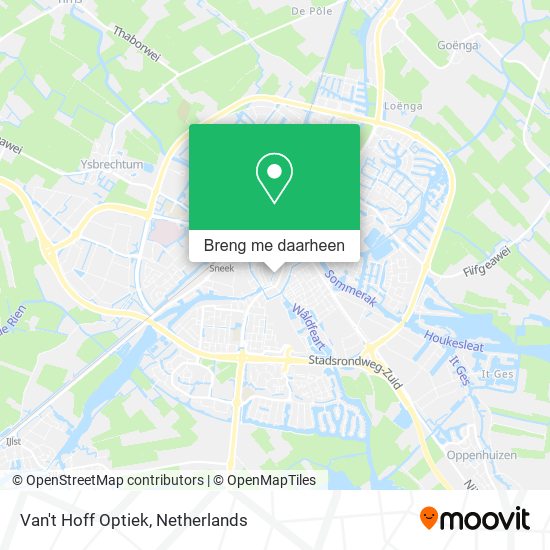 Van't Hoff Optiek kaart