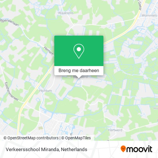 Verkeersschool Miranda kaart