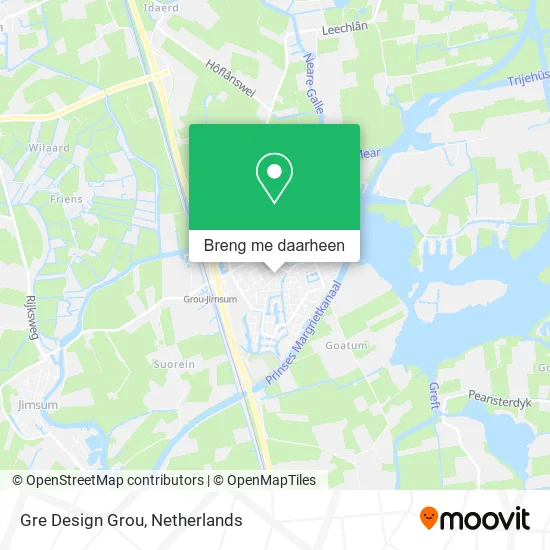 Gre Design Grou kaart