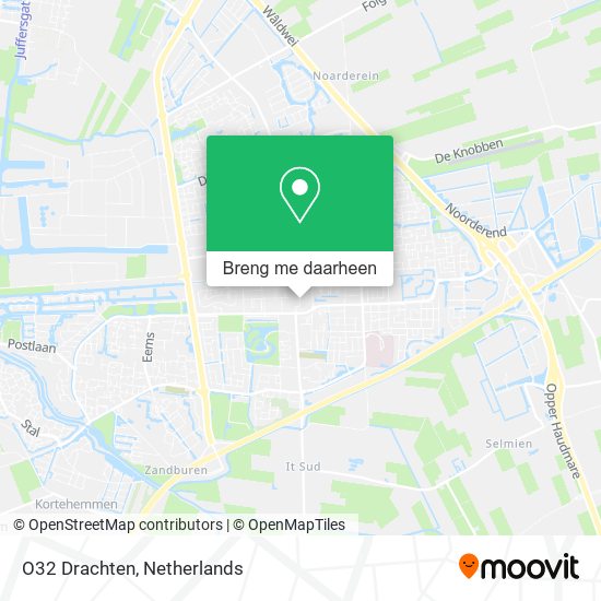 O32 Drachten kaart