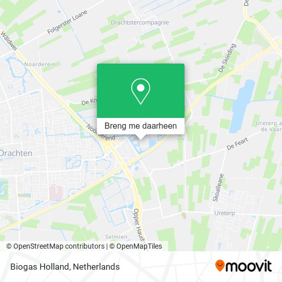 Biogas Holland kaart
