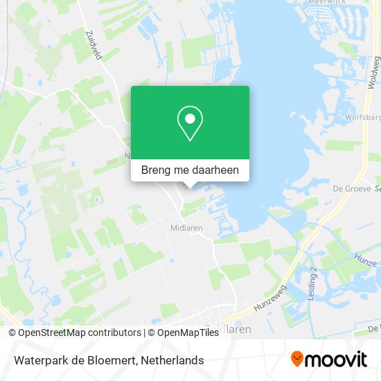 Waterpark de Bloemert kaart