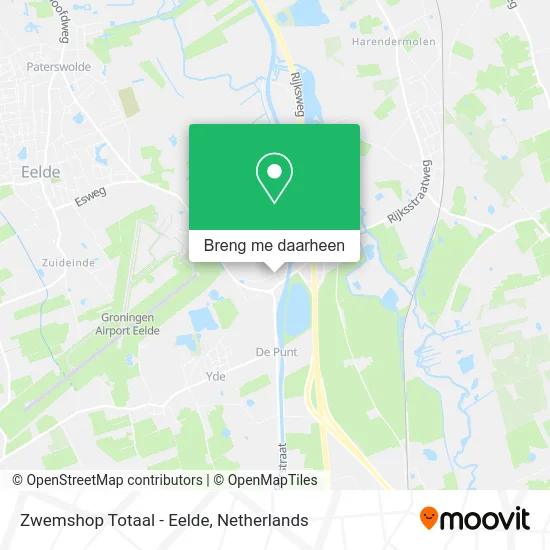 Zwemshop Totaal - Eelde kaart