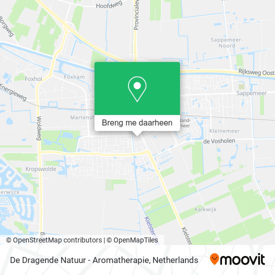 De Dragende Natuur - Aromatherapie kaart