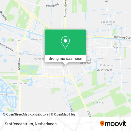 Stoffencentrum kaart