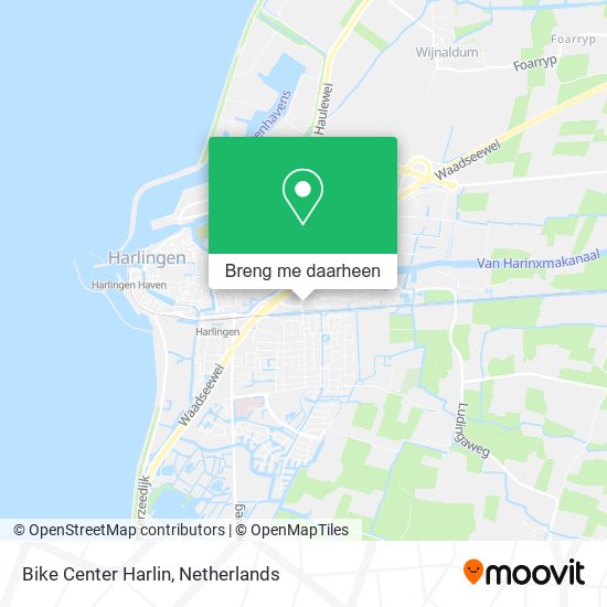 Bike Center Harlin kaart