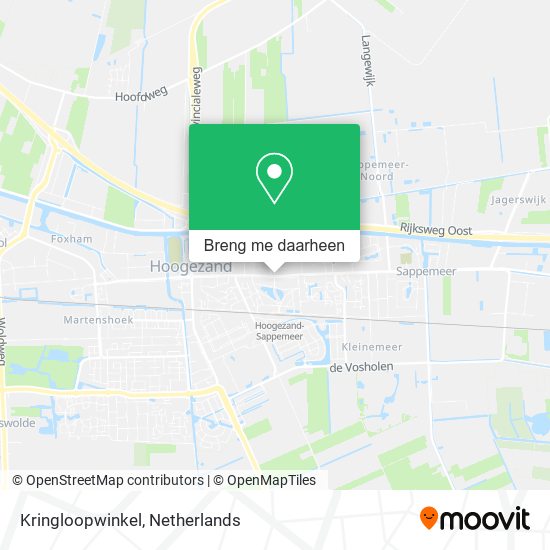 Kringloopwinkel kaart