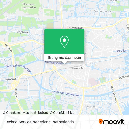 Techno Service Nederland kaart