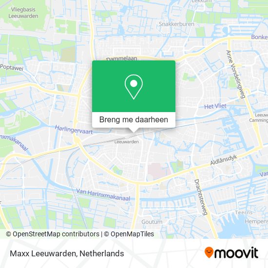 Maxx Leeuwarden kaart