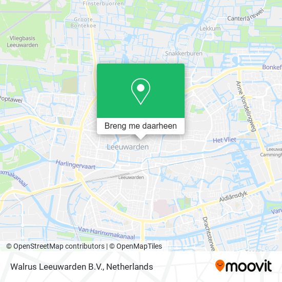 Walrus Leeuwarden B.V. kaart