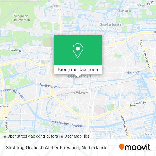 Stichting Grafisch Atelier Friesland kaart
