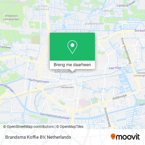 Brandsma Koffie BV kaart