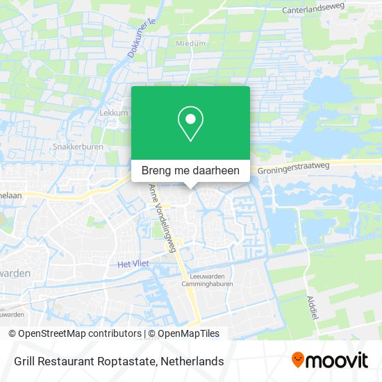 Grill Restaurant Roptastate kaart