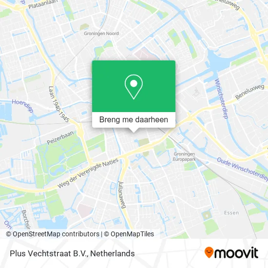 Plus Vechtstraat B.V. kaart