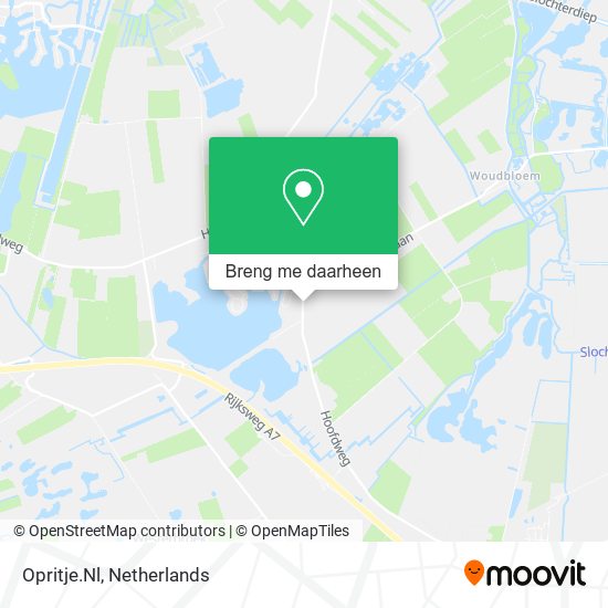 Opritje.Nl kaart