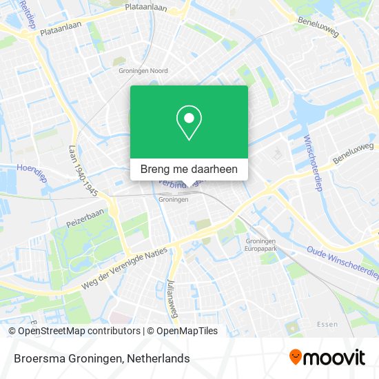 Broersma Groningen kaart