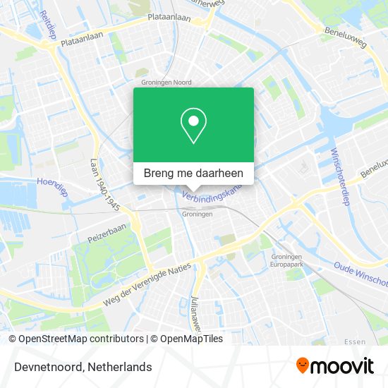 Devnetnoord kaart