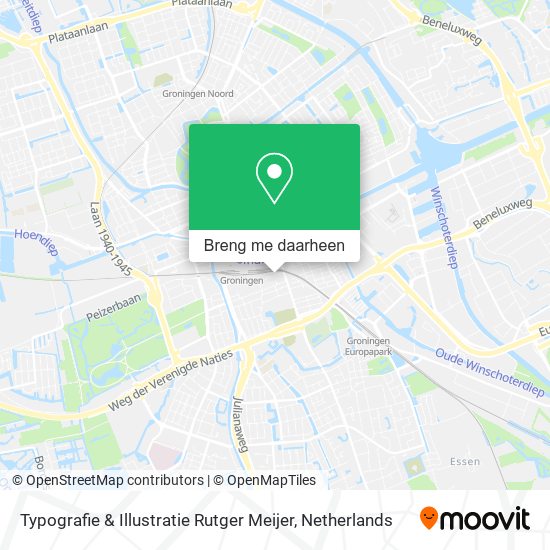 Typografie & Illustratie Rutger Meijer kaart