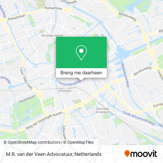 M.R. van der Veen Advocatuur kaart