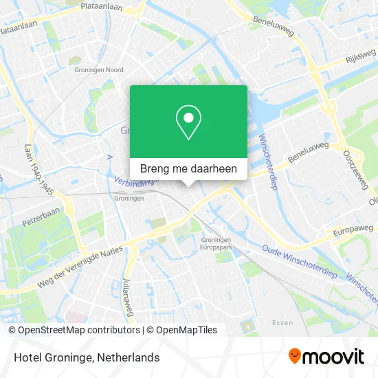 Hotel Groninge kaart