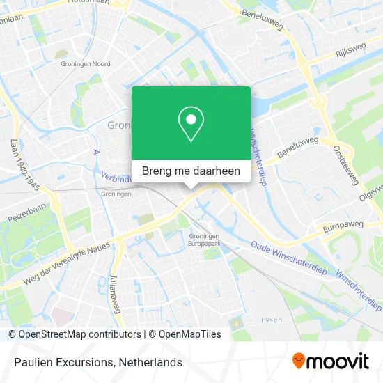 Paulien Excursions kaart