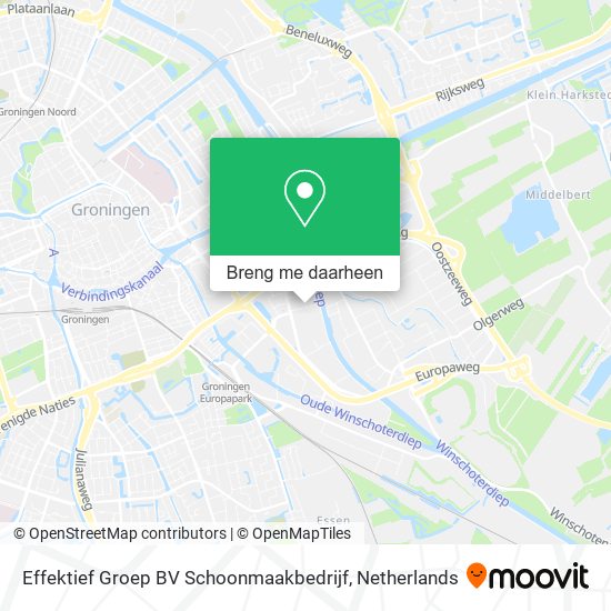 Effektief Groep BV Schoonmaakbedrijf kaart