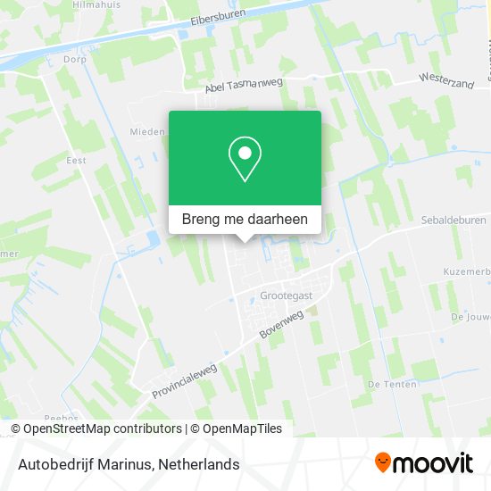 Autobedrijf Marinus kaart