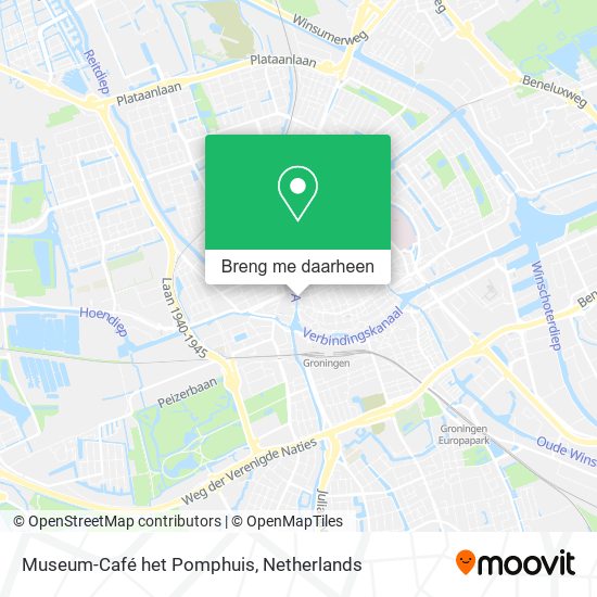 Museum-Café het Pomphuis kaart