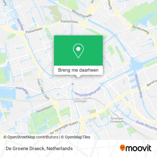 De Groene Draeck kaart