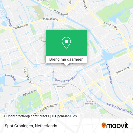 Spot Groningen kaart