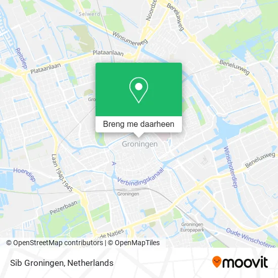Sib Groningen kaart