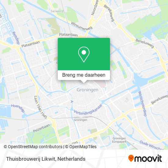 Thuisbrouwerij Likwit kaart
