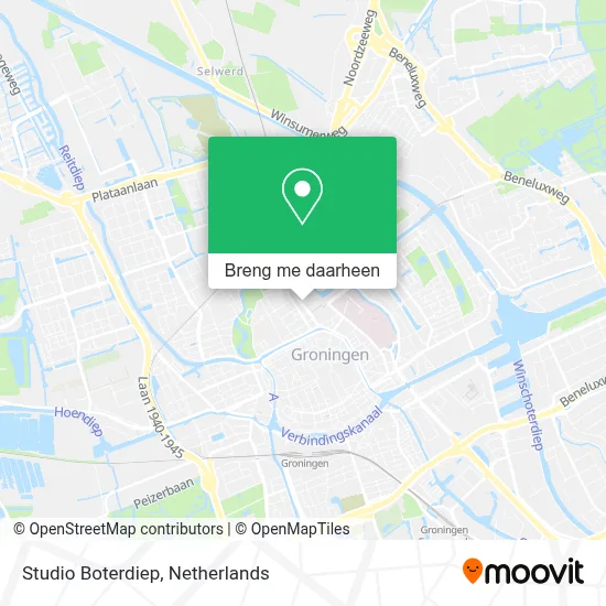 Studio Boterdiep kaart