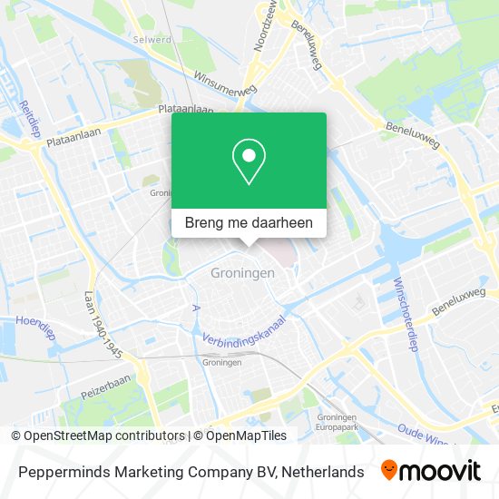 Pepperminds Marketing Company BV kaart