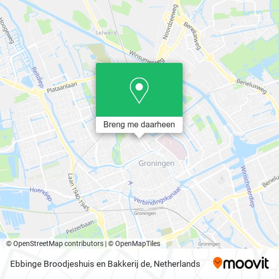 Ebbinge Broodjeshuis en Bakkerij de kaart